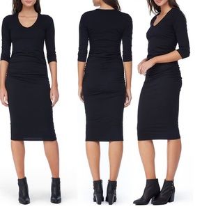 Michael Stars Runched Midi Dress size M